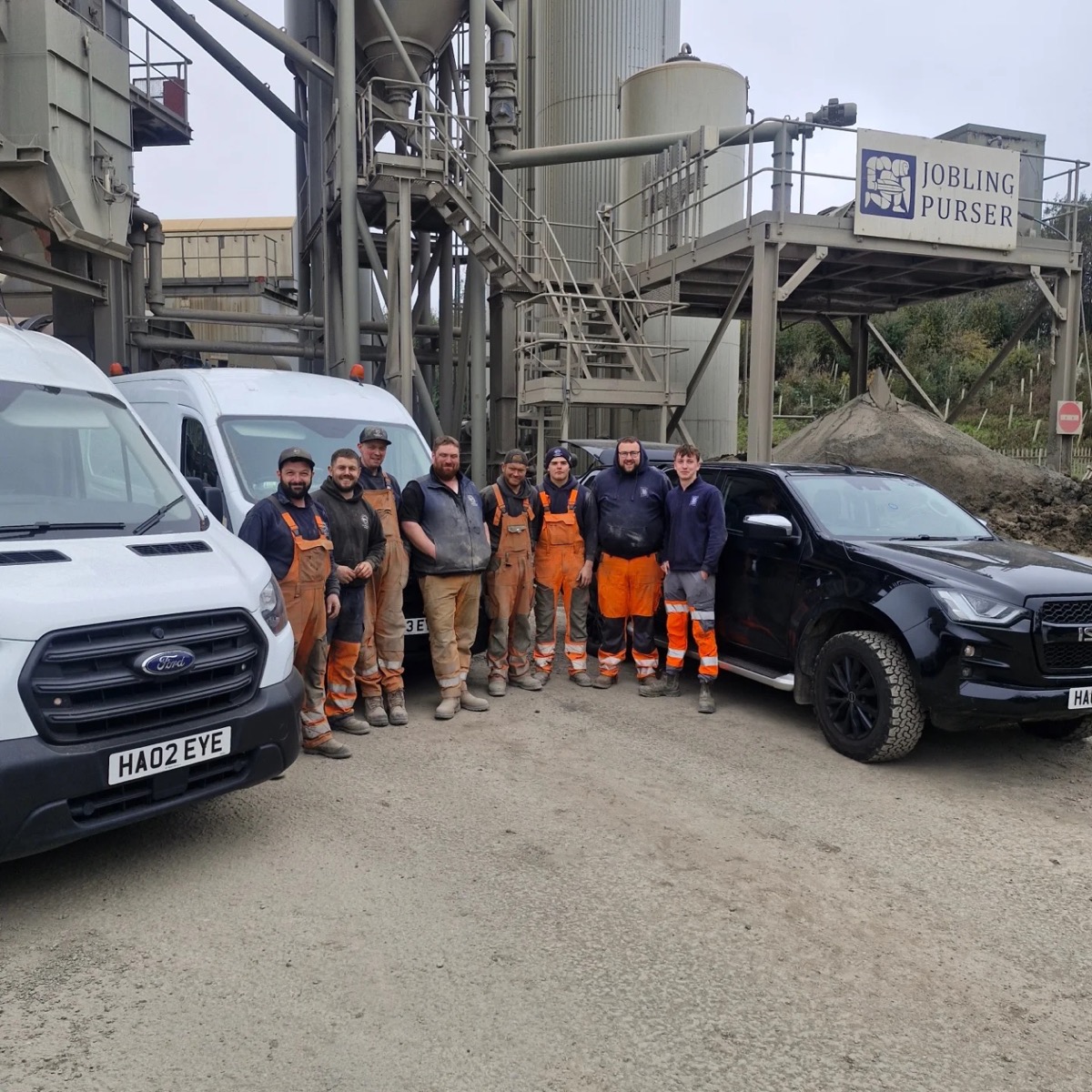 Hawkeye Engineering team on an industrial site